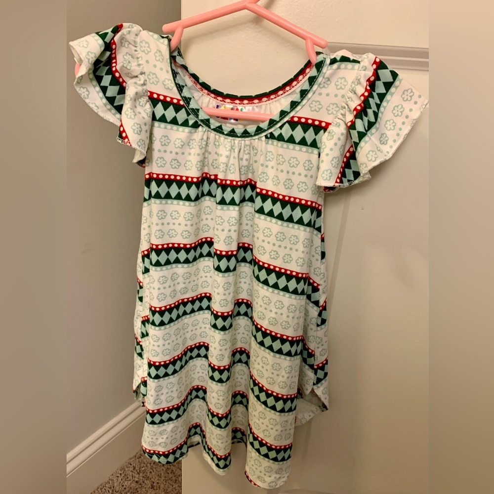 Dot Dot Smile- Christmas Dress 12-24 months
